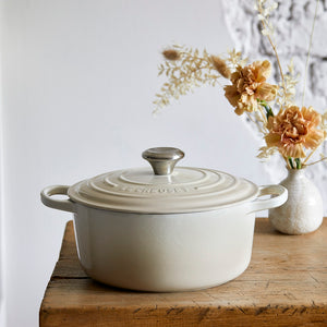 Le Creuset Signature Cast Iron Meringue Round Casserole - All Sizes