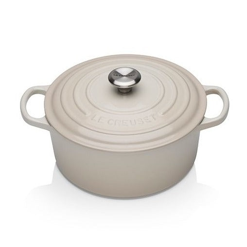 Le Creuset Signature Cast Iron Meringue Round Casserole - All Sizes