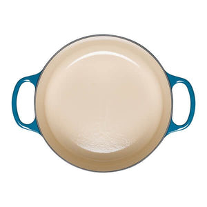 Le Creuset Signature Cast Iron Deep Teal Round Casserole - All Sizes