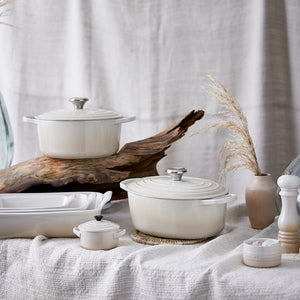Le Creuset Signature Cast Iron Meringue Oval Casserole - All Sizes