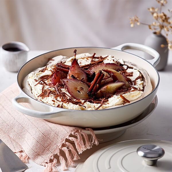 Le Creuset Signature Cast Iron Meringue Shallow Casserole - All Sizes