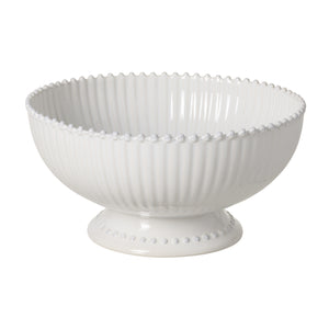 Pearl White Centre Piece Serving Bowl