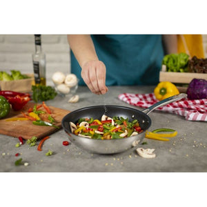 Kuhn Rikon Stainless Steel Non-Stick Allround Wok - All Sizes