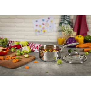 Kuhn Rikon Stainless Steel Allround 5 Piece Saucepan Set