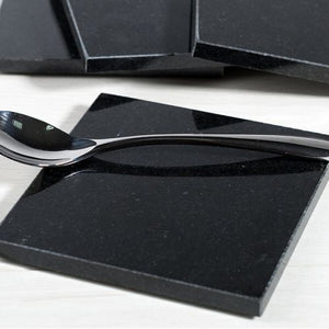 Creative Tops Black Granite Set of 4 Coasters