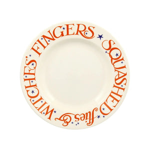 Emma Bridgewater Halloween Toast & Marmalade Witches' Fingers 8.5" Plate- Sale