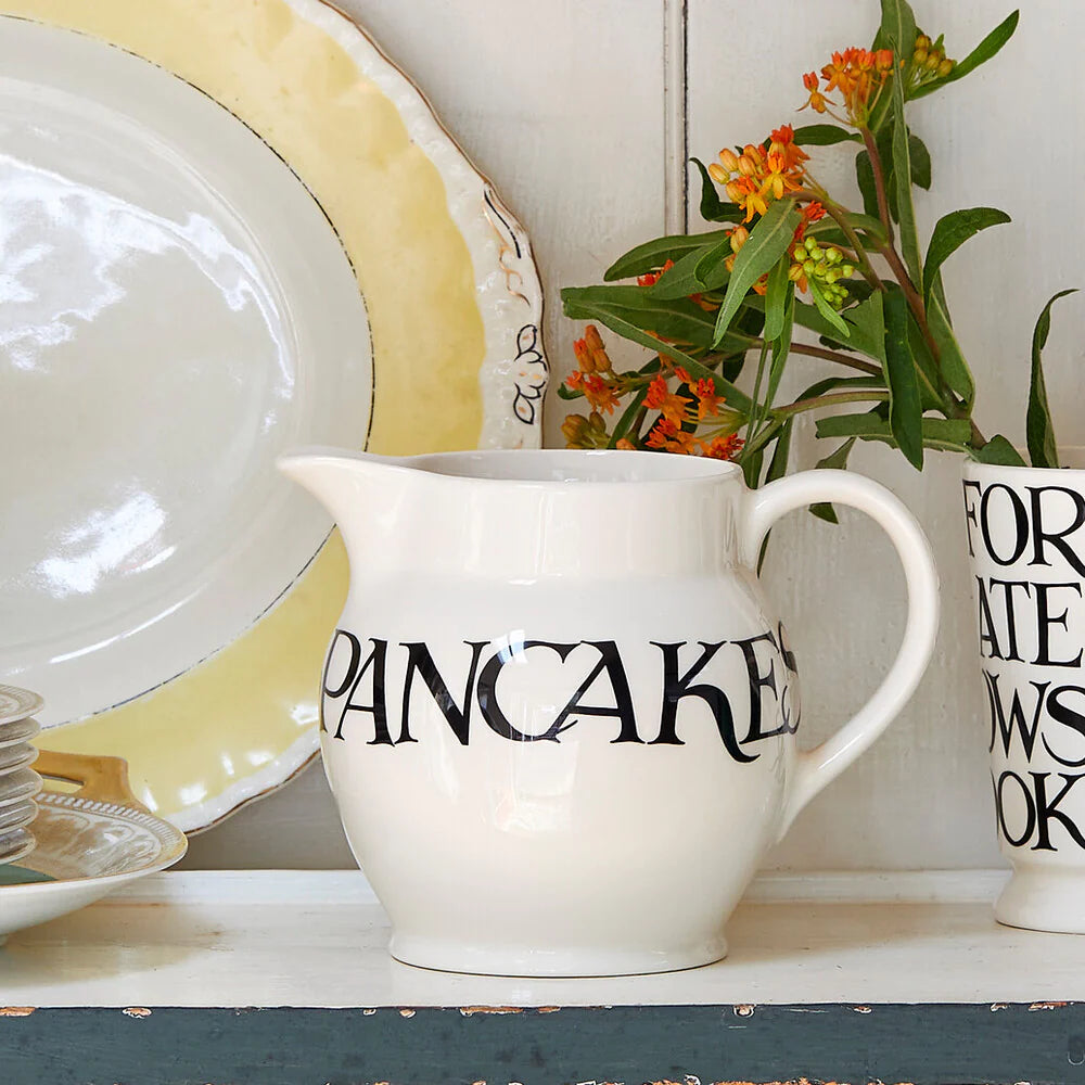 Emma Bridgewater Black Toast Pancakes 1.5 Pint Jug