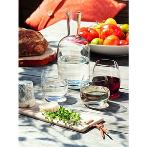 LSA Borough Stemless Red Wine Glass Set