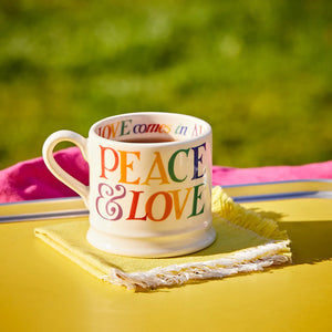 Emma Bridgewater Rainbow Toast Love is Love Small Mug