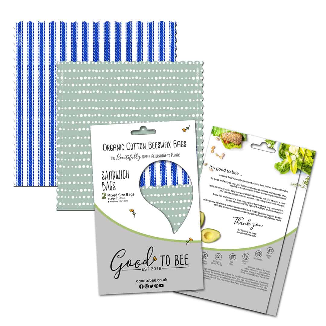 GoodToBee Bark & Weave Sandwich Bags Pack