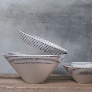 Nkuku Medium Indigo Serving Bowl