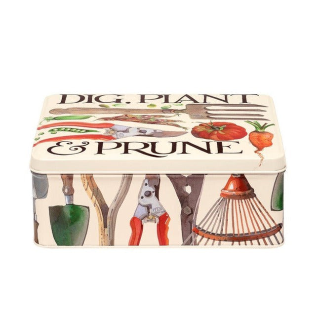 Emma Bridgewater Dig the Garden Deep Rectangular Tin
