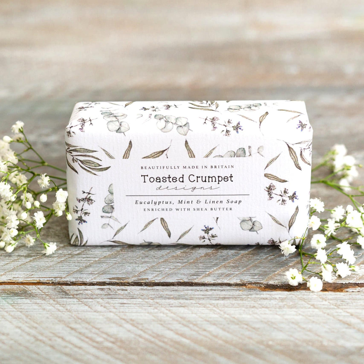 Toasted Crumpet Eucalyptus, Mint & Linen Soap