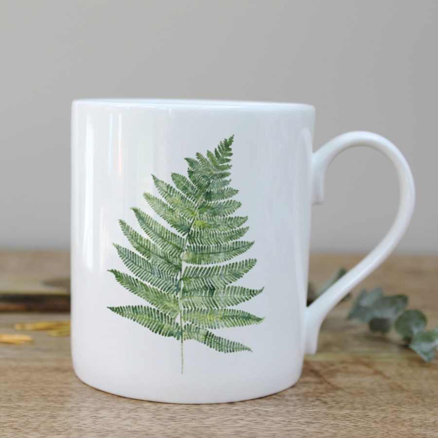 Toasted Crumpet Fern Mug in a Gift Box