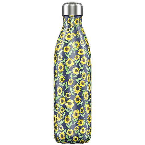 Chilly's Floral Sunflower 750ml Bottle