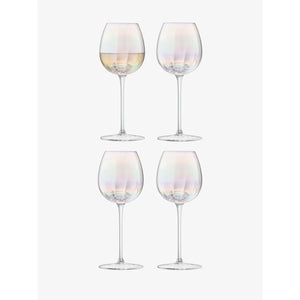 LSA Pearl White Wine Glasses