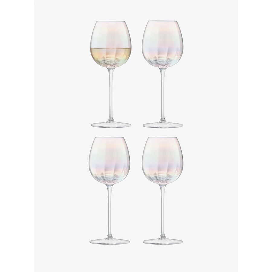LSA Pearl White Wine Glasses