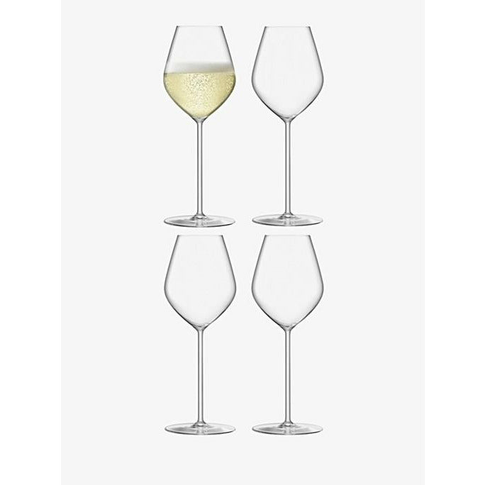 LSA Borough Tulip Champagne Glass Set