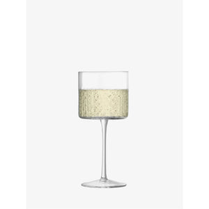 LSA Wicker Clear Wine Glass Set