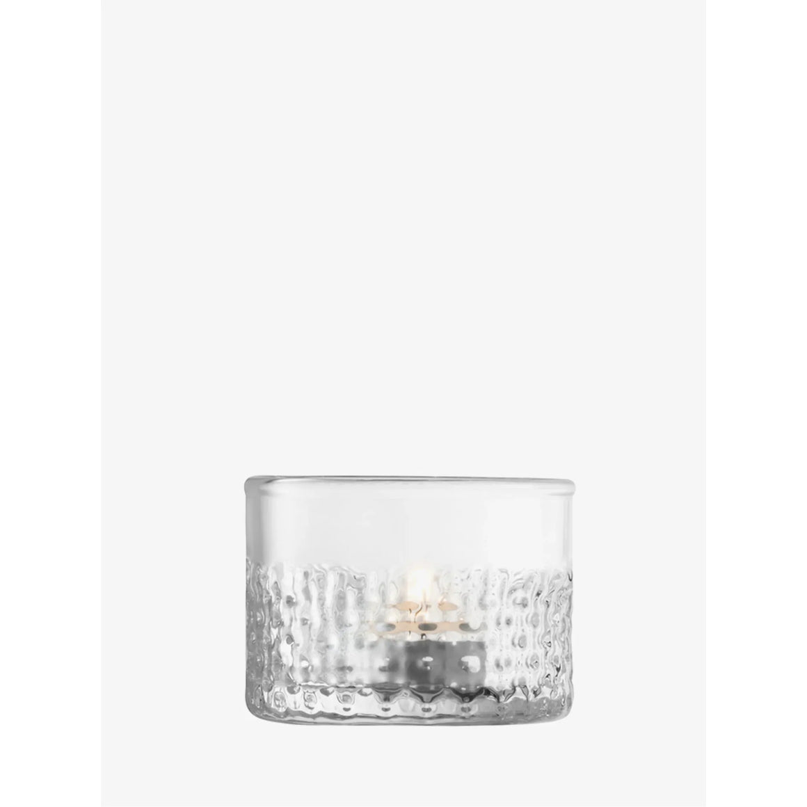 LSA Wicker Clear Tealight Holder