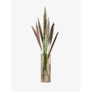 LSA Wicker Taupe 20cm Vase