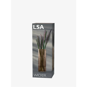 LSA Wicker Taupe 20cm Vase