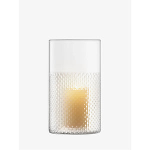 LSA Wicker Clear 25cm Vase