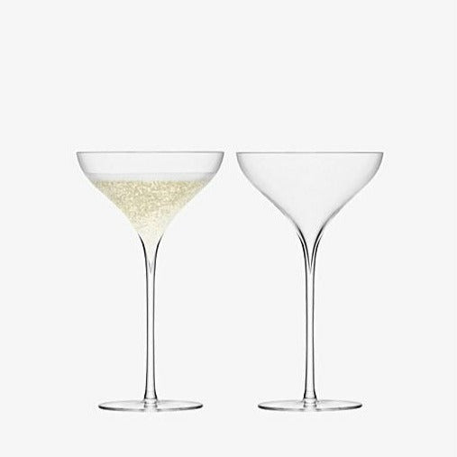 LSA Savoy Champagne Saucers