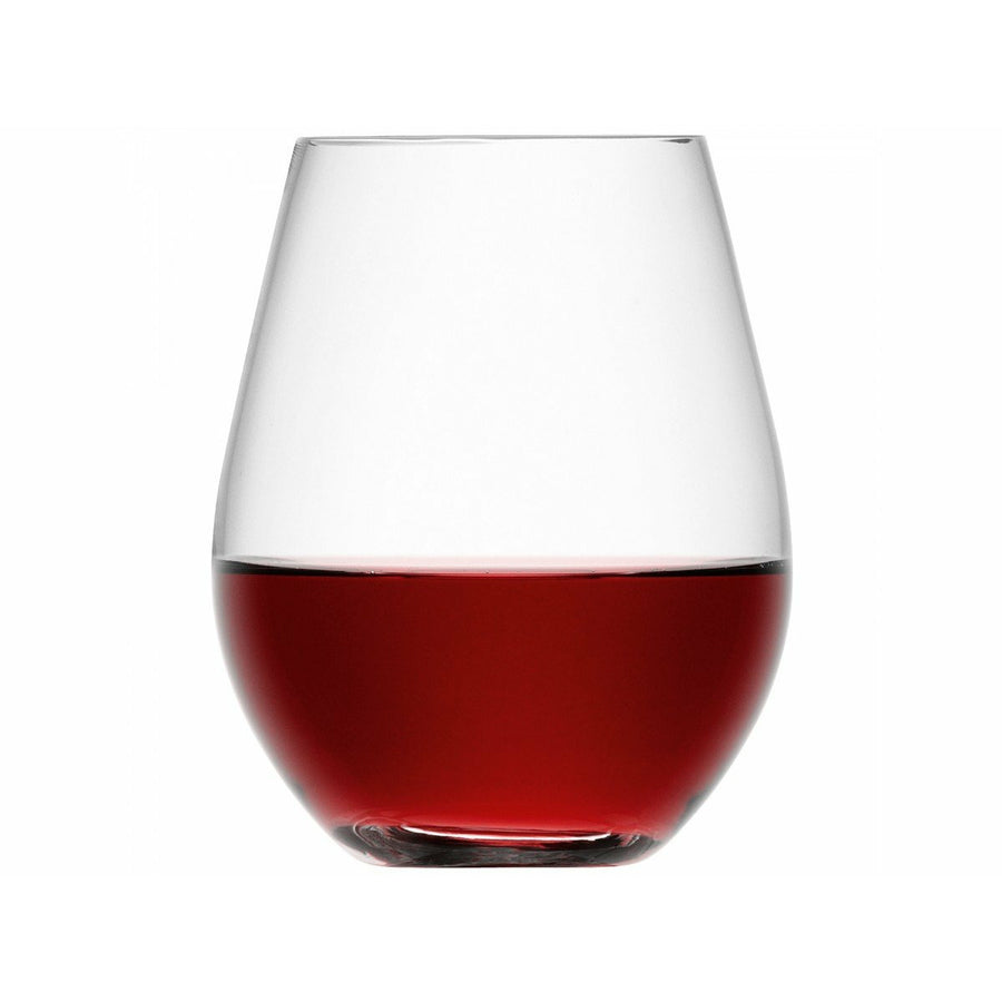 LSA Set 4 Stemless Red Wine Glasses