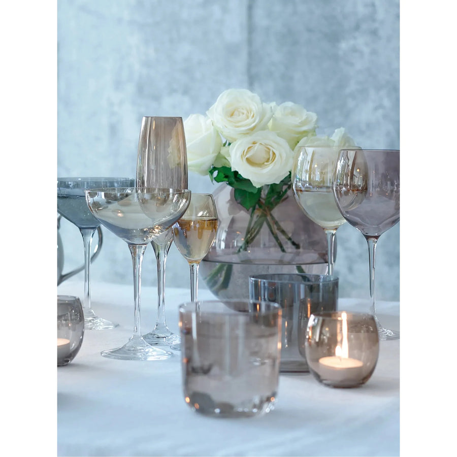 LSA Metallic Polka Wine Glasses