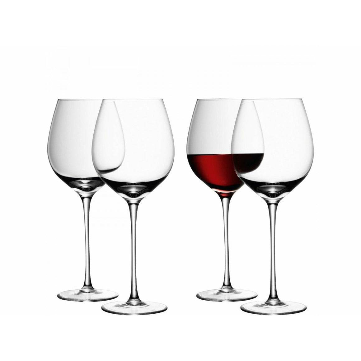 LSA Set 4 Red Wine Glasses