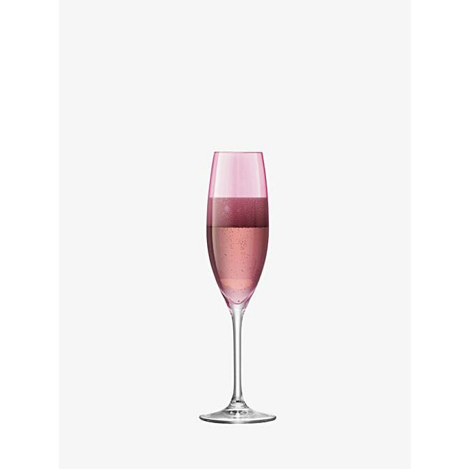 LSA Pastel Polka Champagne Glasses