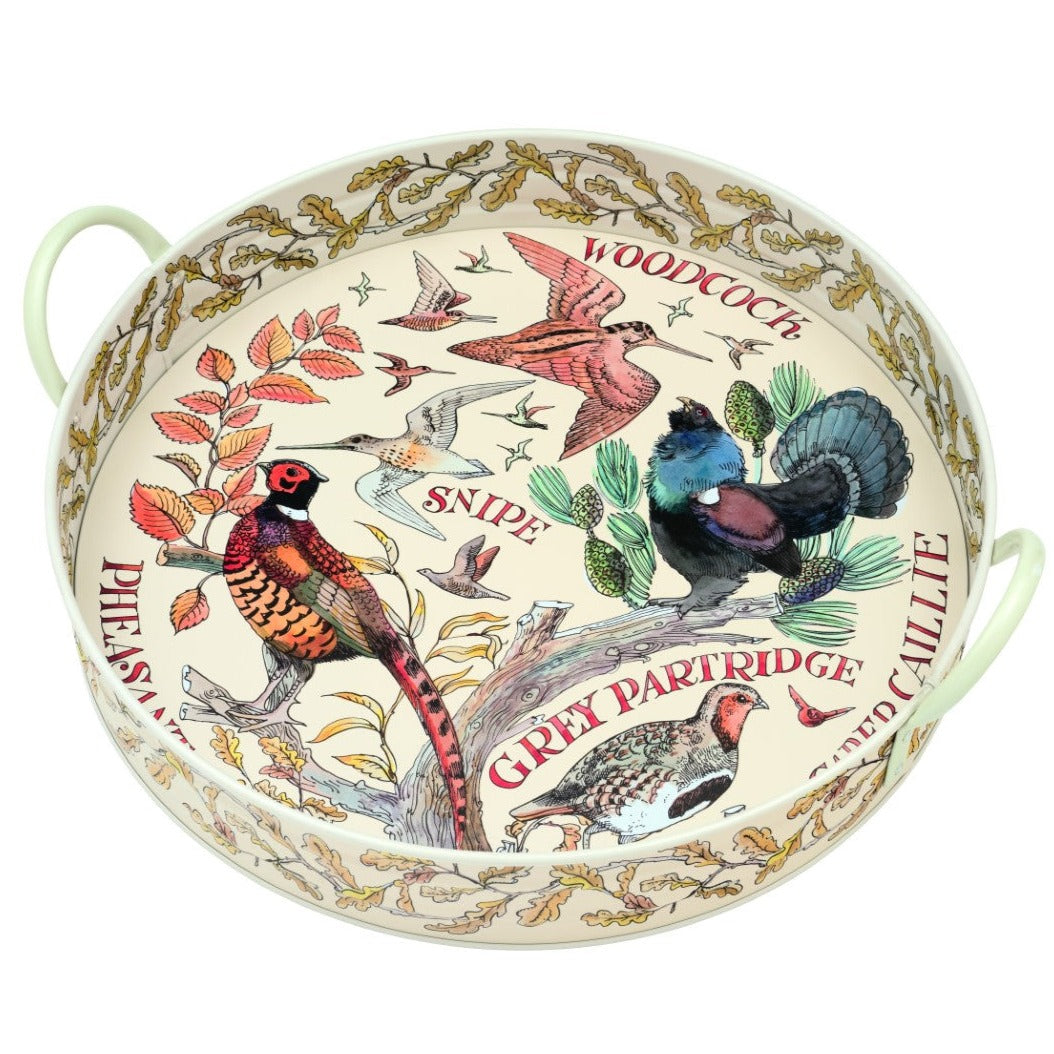 Emma Bridgewater Game Birds Large Handle Tray