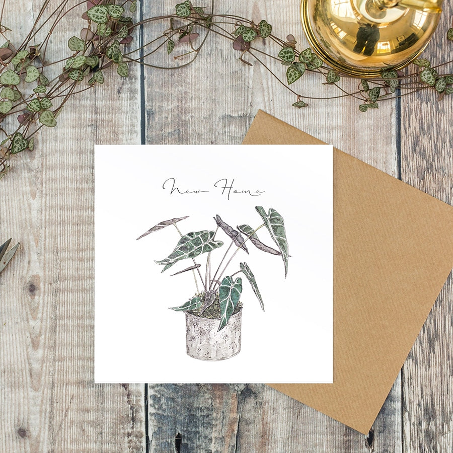 Toasted Crumpet New Home Greenery Card