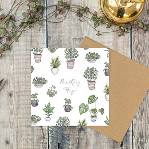 Toasted Crumpet Birthday Hugs Plants Card