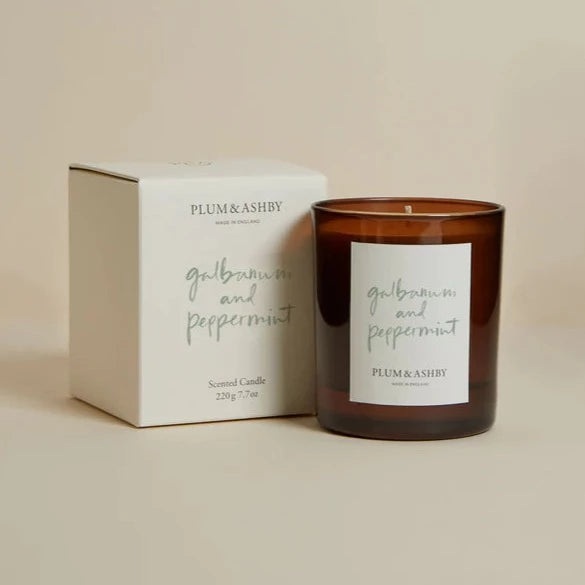 Plum & Ashby Galbanum & Peppermint Candle