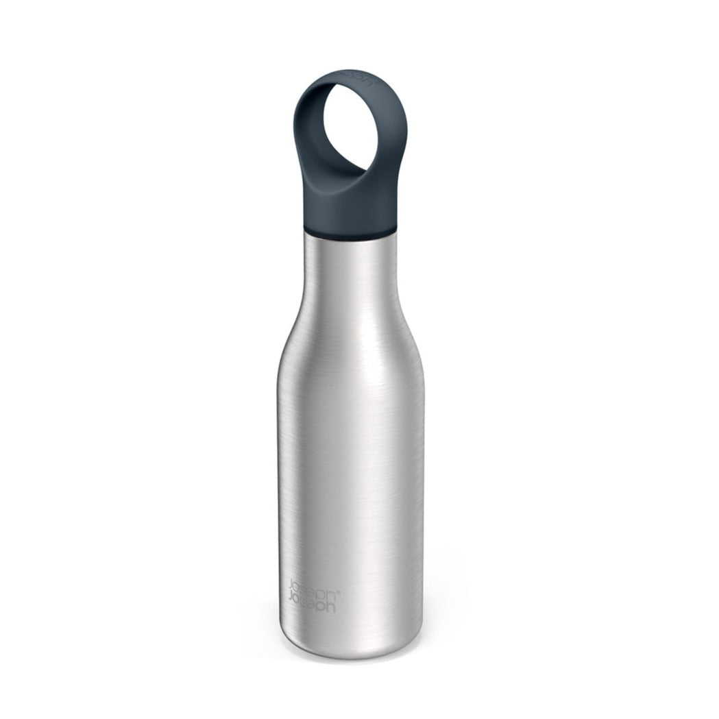 Joseph Joseph Loop 500ml Brushed Stainless Steel Bottle