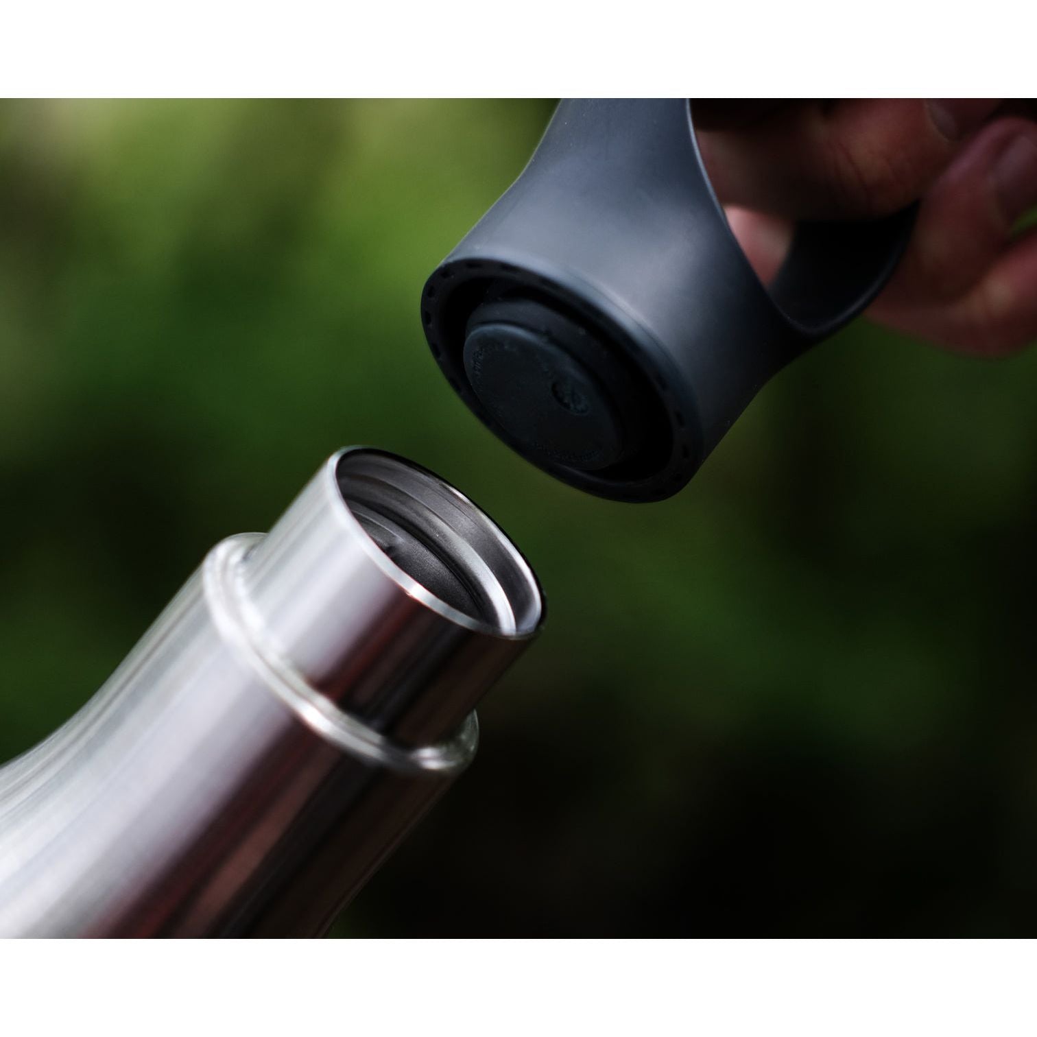 Joseph Joseph Loop 500ml Brushed Stainless Steel Bottle