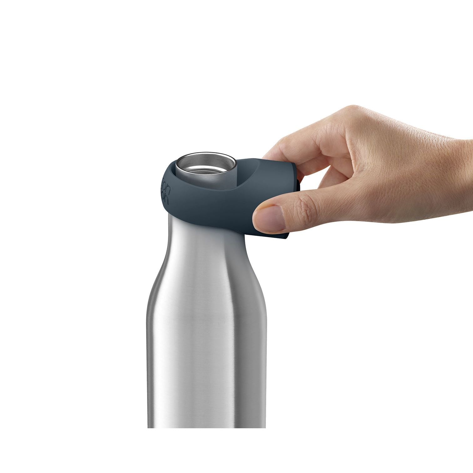 Joseph Joseph Loop 500ml Brushed Stainless Steel Bottle