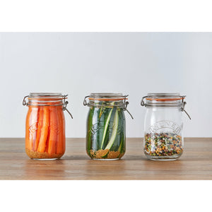 Kilner 1 Litre Round Clip Top Jar