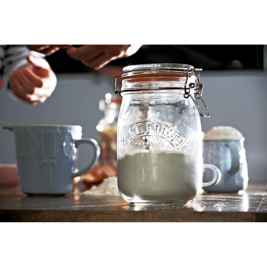 Kilner 1 Litre Round Clip Top Jar