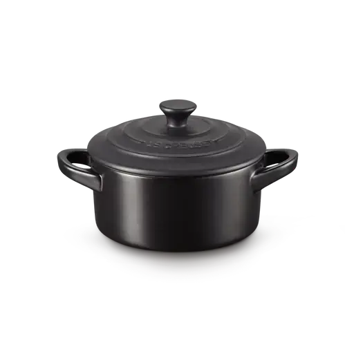 Le Creuset Stoneware Satin Black Petite Casserole