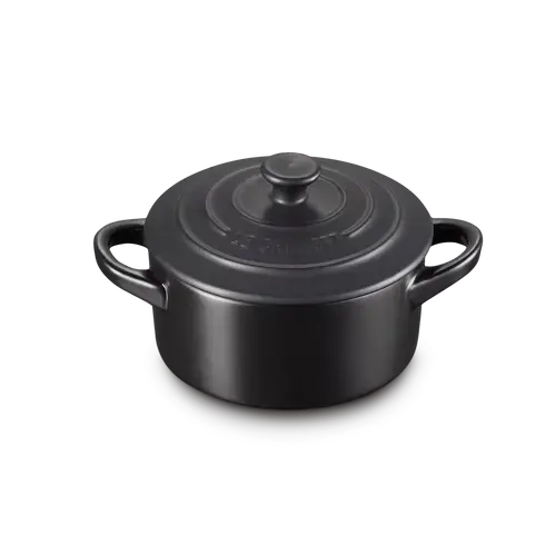 Le Creuset Stoneware Satin Black Petite Casserole