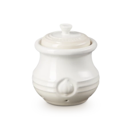 Le Creuset Stoneware Meringue Garlic Keeper