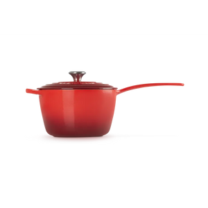 Le Creuset Signature Cast Iron Cerise Saucepan - All Sizes