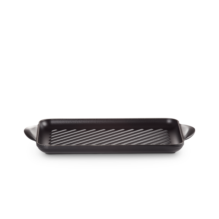 Le Creuset Signature Cast Iron Satin Black Grillit - All