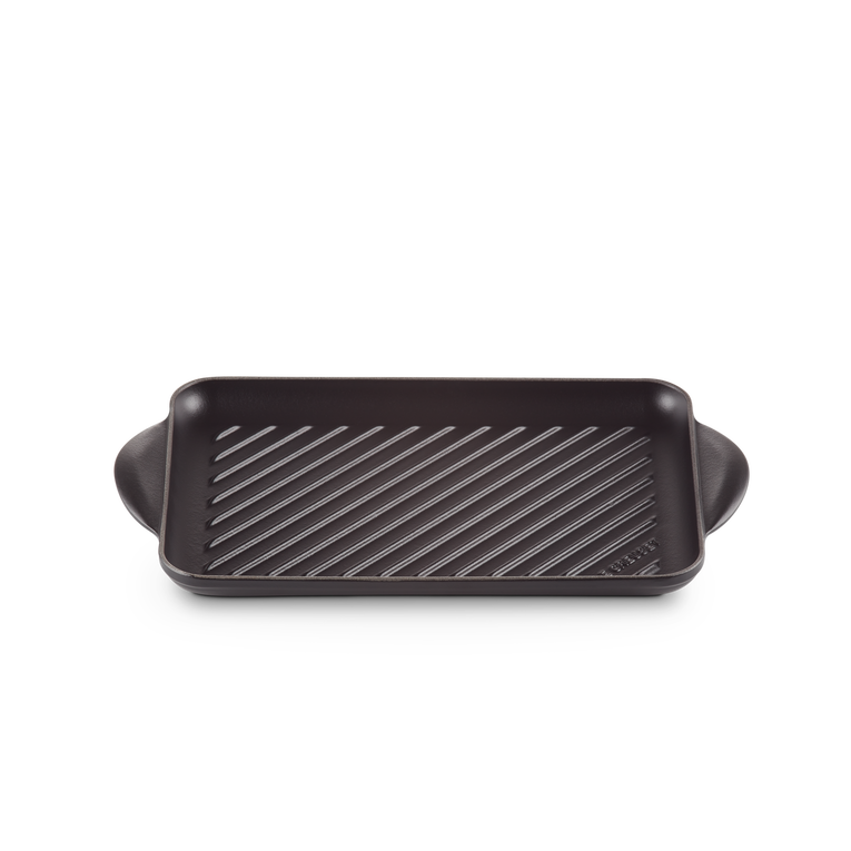 Le Creuset Signature Cast Iron Satin Black Grillit - All