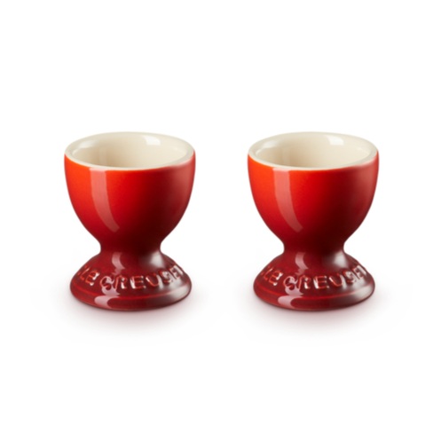 Le Creuset Stoneware Set of 2 Cerise Egg Cups