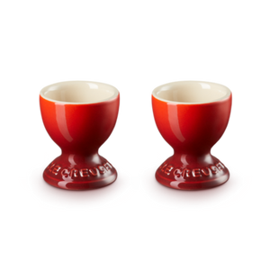 Le Creuset Stoneware Set of 2 Cerise Egg Cups