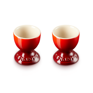 Le Creuset Stoneware Set of 2 Cerise Egg Cups